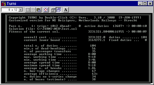 Ms Dos Prompt. an MS-DOS window displays